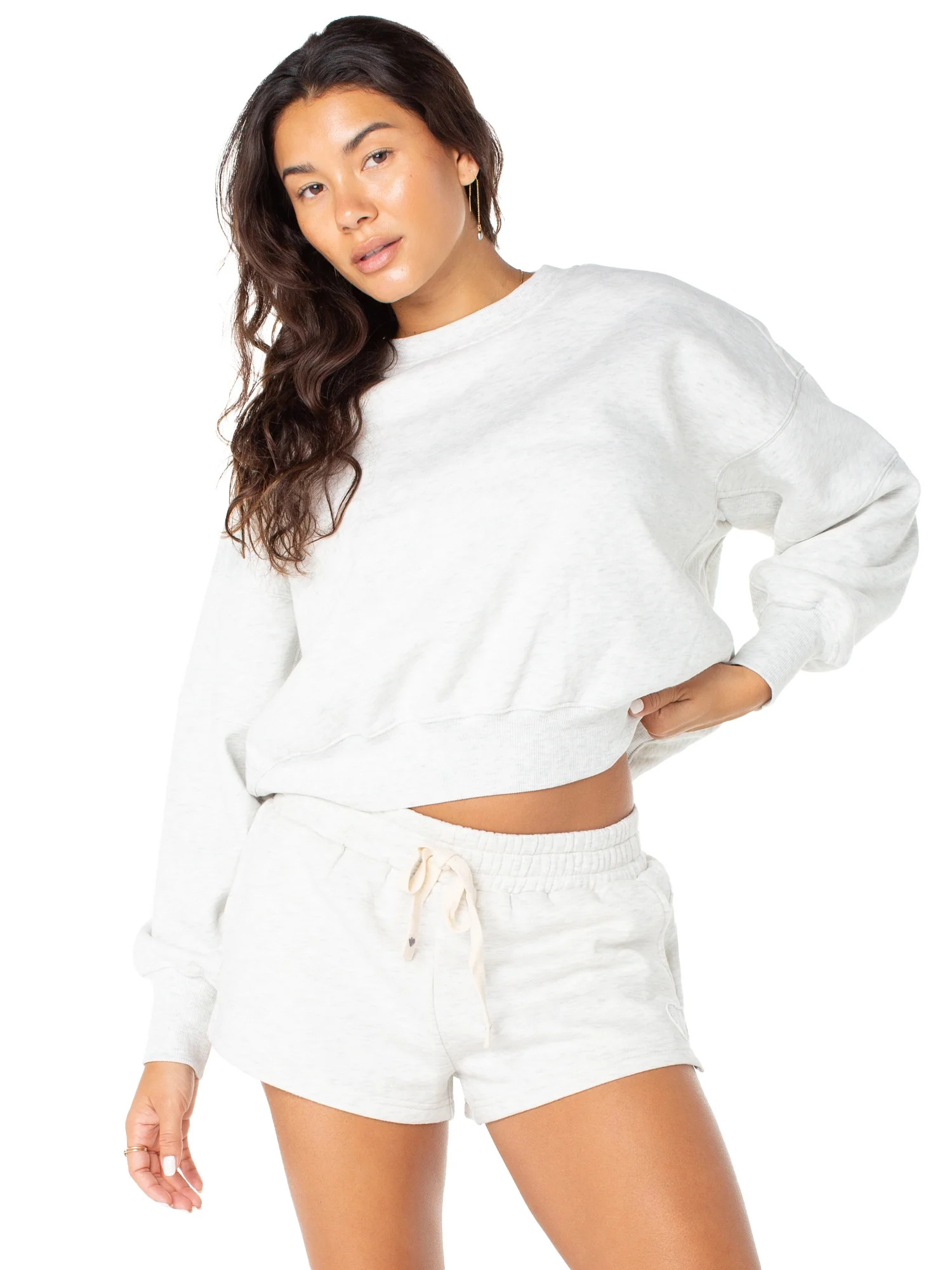 Celebrity Pink Women's Crew Neck Sweatshirt, Sizes XS-XXXL | Walmart (US)