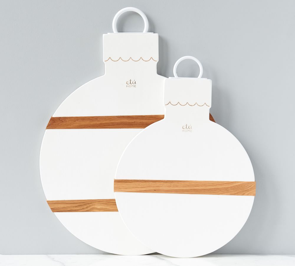 Ornament Shaped Reclaimed Wood Cheese Boards | Pottery Barn (US)