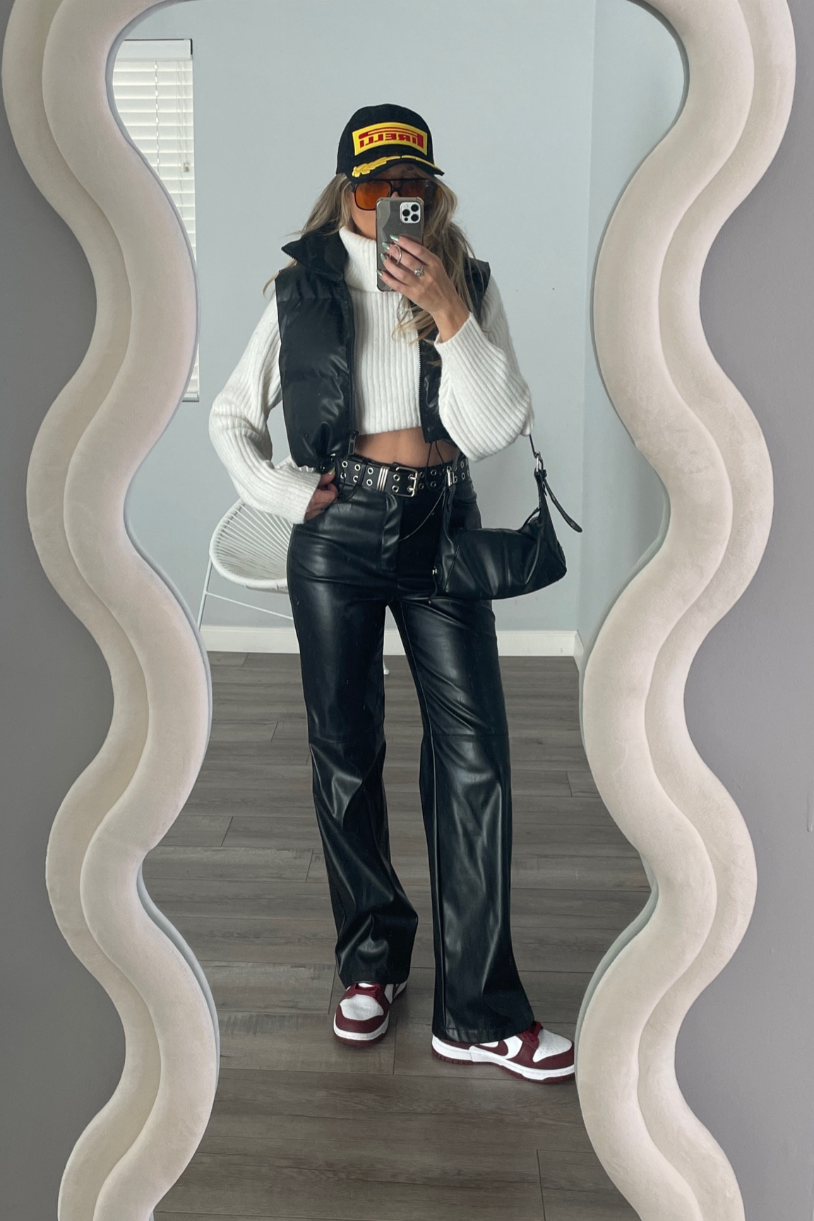 Formula 1 Vegas outfit idea! Leather pants outfits, sweater outfit, puffy vest outfit, cropped vest outfit, f1 outfit idea 


#LTKstyletip #LTKfindsunder50 #LTKCyberWeek