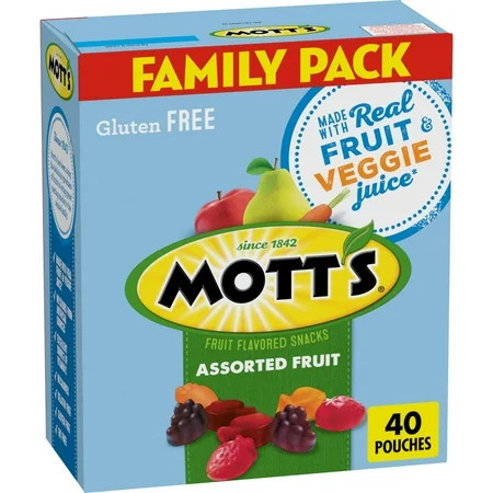 Mott's Gluten Free Assorted Fruit Flavored Snacks (40 Pouches) | Walmart (US)