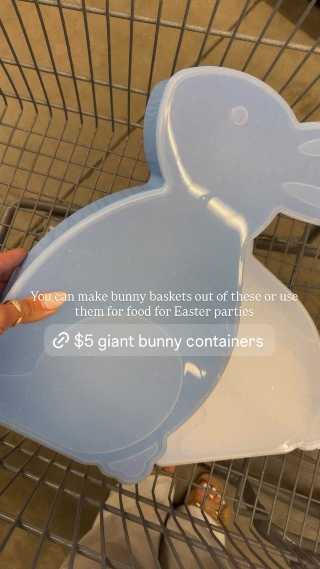 You can make bunny baskets out of these or use them for food for Easter parties