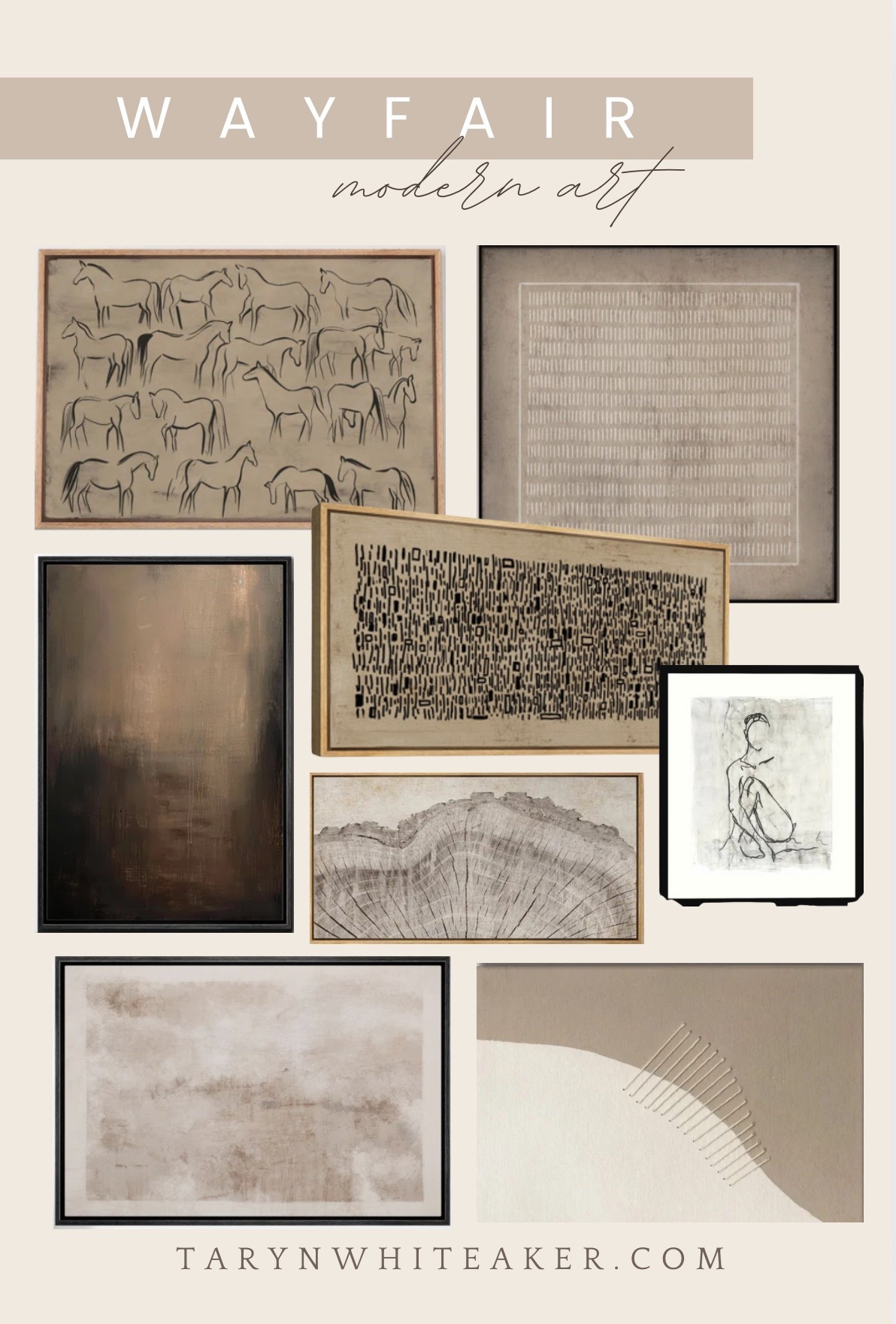 I’m rounding up a few of my favorite neutral modern art options from @Wayfair ! Take advantage of the 48 Hour Clearance event with up to 70% off clearance and spruce up your space. Fast free shipping on order over $35. #wayfair #wayfairpartner 
 

#LTKSaleAlert #LTKHome