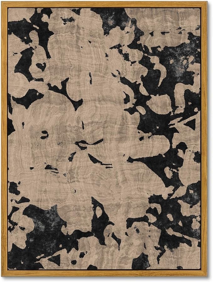 MOXELART Framed Canvas Wall Art Home Decor, Vintage Abstract Painting Farmhouse Wall Decor, Moder... | Amazon (US)