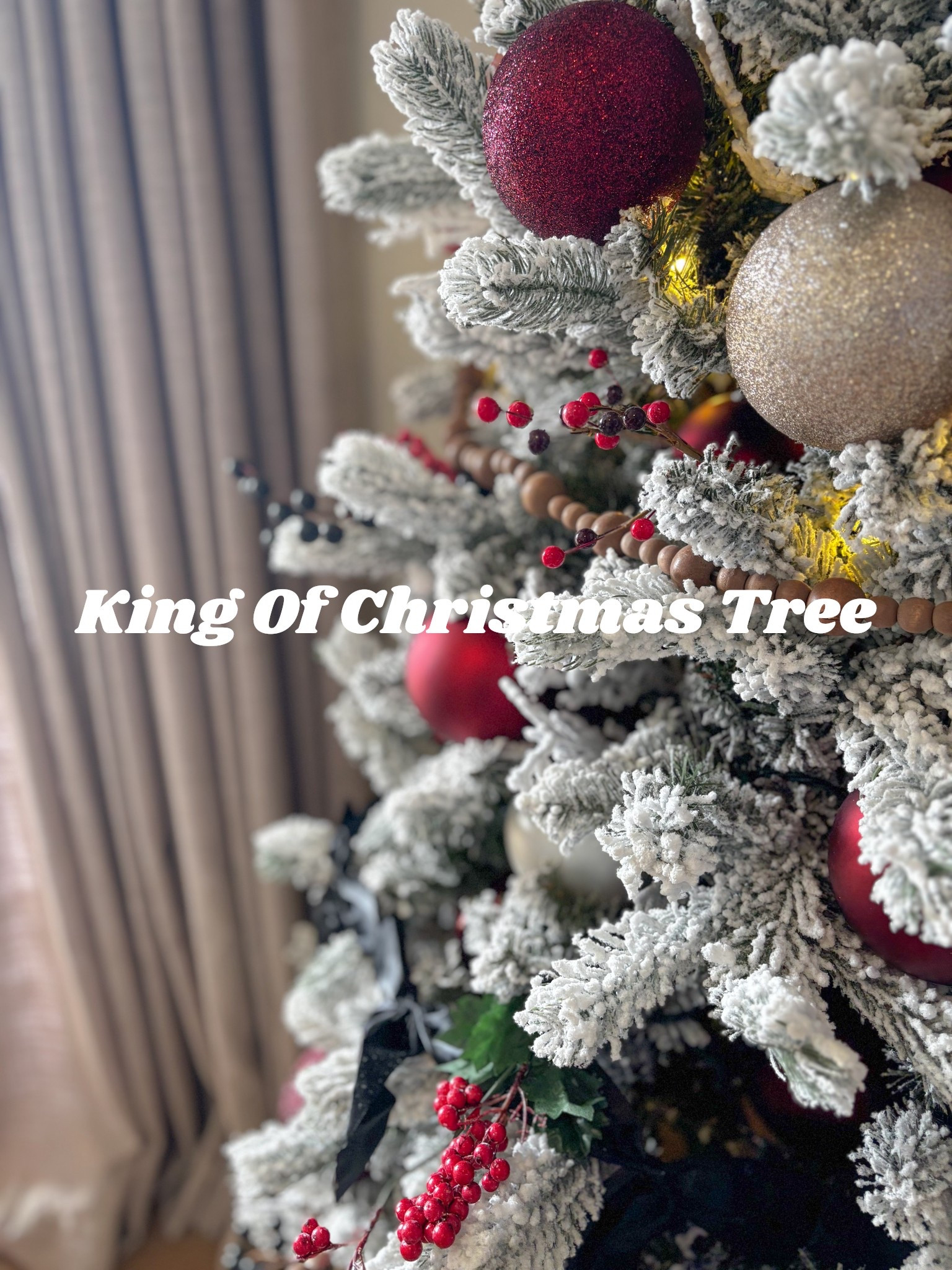 I knew I wanted our tree to go in this little corner of the living room, but most trees are so wide at the base! I found this King Flock Slim Tree from @kingofchristmas and knew it would be perfect for this spot! Most slim trees look so pointy and unnatural, but this one is perfect. It is slimmer at the base, but still looks like a full tree! If you have a smaller space, but hate the look of slim trees, this one is for you! The branches are so realistic, and the quality is unmatched. 

#LTKHoliday #LTKSeasonal #LTKGiftGuide