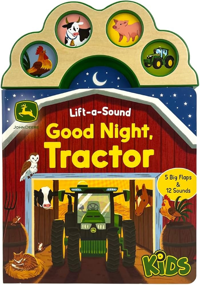 John Deere Kids Good Night Tractor Bedtime Sound Book with Flaps | Amazon (US)