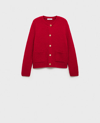 Mango Women's Button Knit Cardigan - Macy's | Macy's