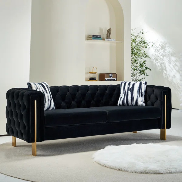 Jamayiah 84.25'' Square Arm Sofa | Wayfair North America