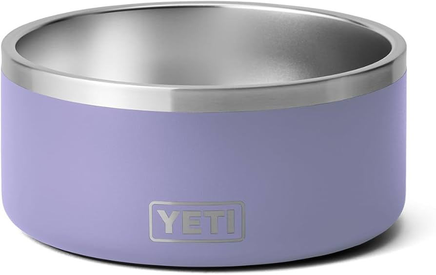 YETI Boomer 8, Stainless Steel, Non-Slip Dog Bowl, Holds 64 Ounces, Cosmic Lilac | Amazon (US)