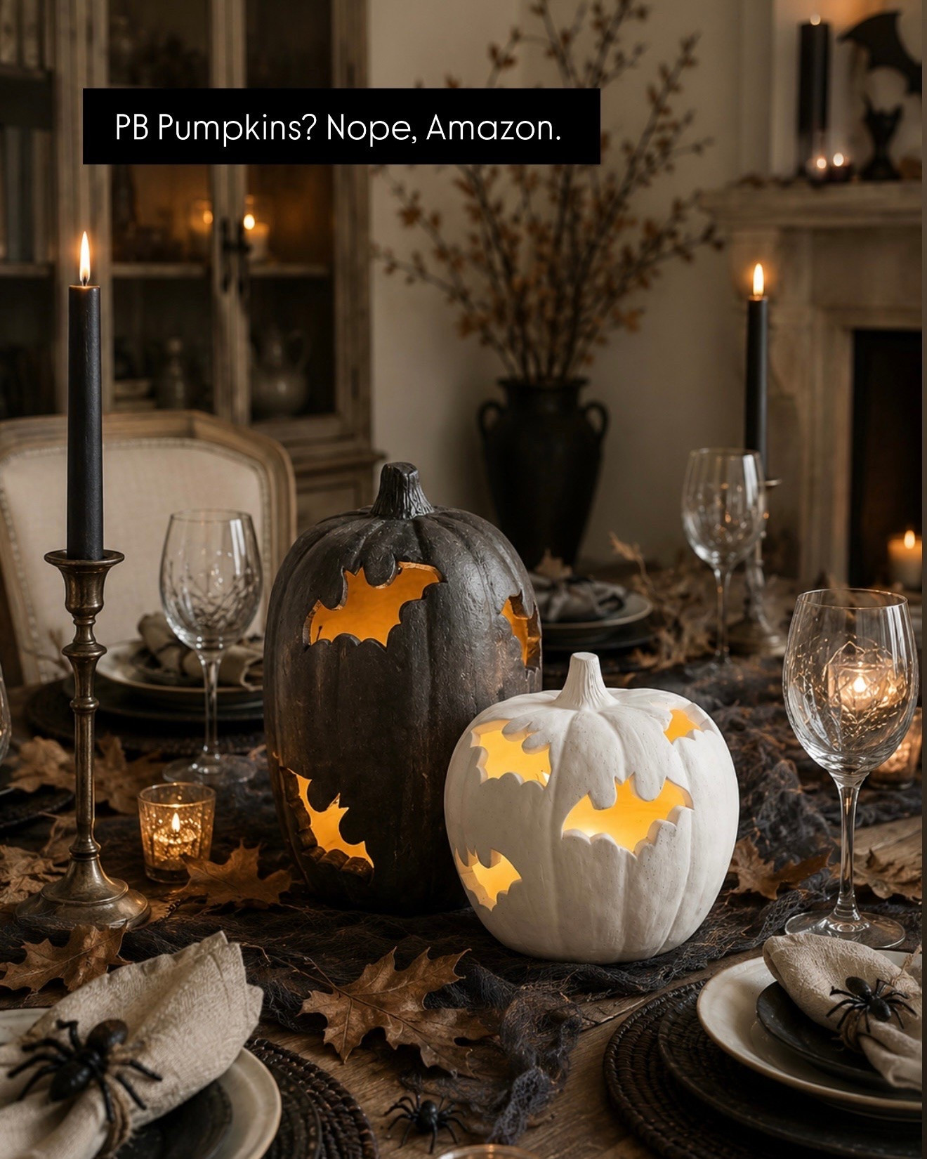 PB Pumpkins? Nope, Amazon!

Follow @farmtotablecreations on Instagram for more home finds and styling inspiration.

These glowing bat-cutout pumpkins look like they came straight from Pottery Barn, but they’re actually Amazon finds. They’re the perfect statement piece for a Halloween table, mantel, or entryway and instantly make your home feel warm, elevated, and ready for the season.

#AmazonHome #HalloweenDecor #Falloween #PumpkinDecor #HomeDecorFinds

#LTKSeasonal #LTKHome