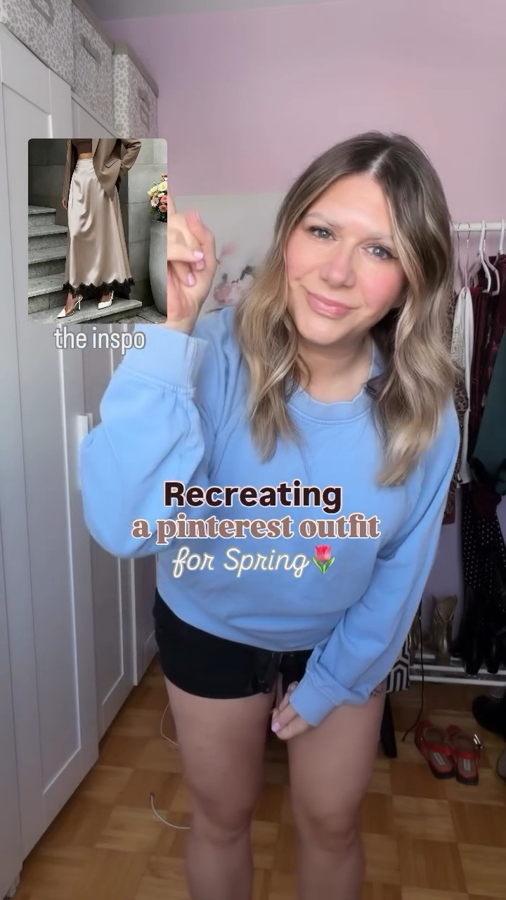 Recreating a Pinterest Outfit for Spring🌷

I love the satin & lace trend we are seeing everywhere for spring! 🤎💚 I really got inspired by this look and I added my own style by choosing ankle boots and a t-shirt! What do you think? xx

💾 SAVE 💾 this reel to com back to later when you may need a little spring outfit inspo 🫶🏻

#pinterestinspo #springoutfit #outfitinspiration #grwm #ootd

#LTKcanada #LTKworkwear #LTKstyletip