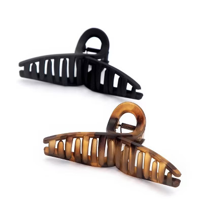 Kitsch Large Loop Claw Clips 2pc - Recycled Plastic | Target