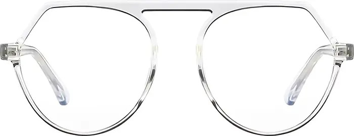 Carter 53mm Round Blue Light Blocking Glasses | Nordstrom