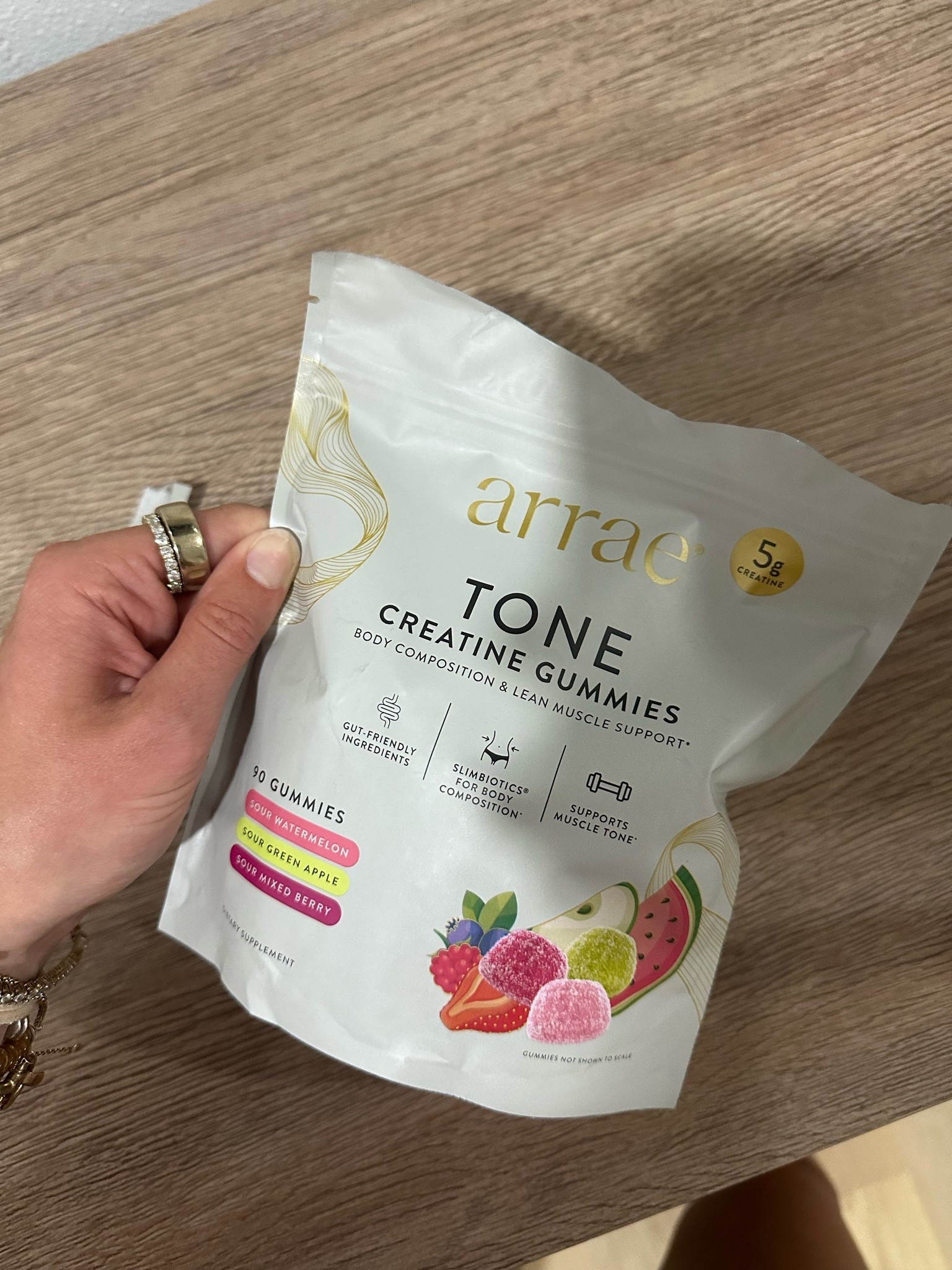 @Arrae code SLOANE. Tone Variety Pack (3 Sour Flavors)
Get toned, lean & defined with our best-selling Tone gummies. 3 sour flavors, 1 crave-worthy creatine routine.
Build lean muscle & improve strength*
Support healthy fat loss with Slimbiotics®‡*
Support cognition, focus & mental clarity*
Boost endurance & workout performance* 
Sour Mixed Berry, Sour Green Apple & Sour Watermelon

#LTKfitnessgoals #LTKfoodie #LTKActive