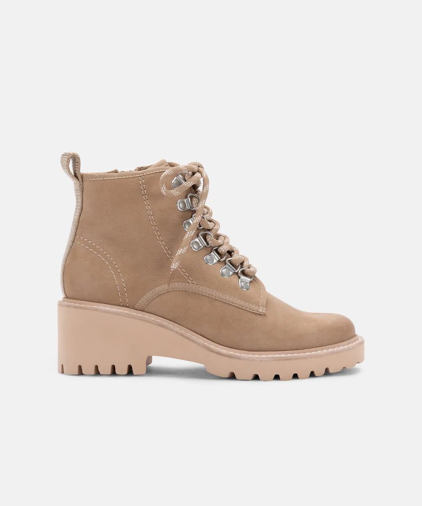 HUEY HIKER BOOTS MUSHROOM NUBUCK | DolceVita.com