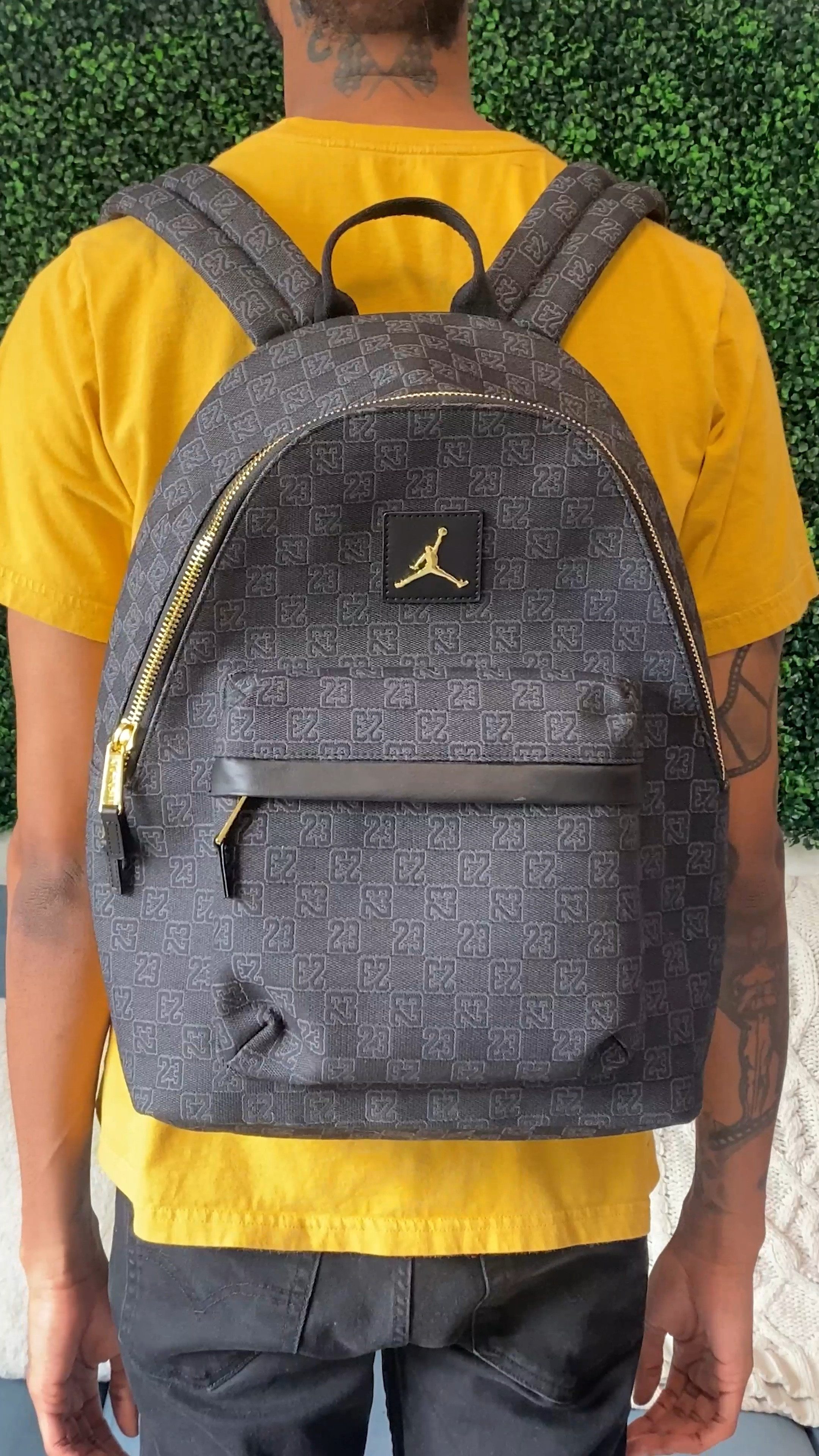 Jordan MONOGRAM BACKPACK Black - BLACK