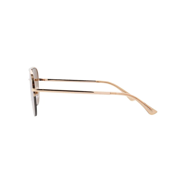 Foster Grant Women's Aviator Fashion Sunglasses, Gold | Walmart (US)