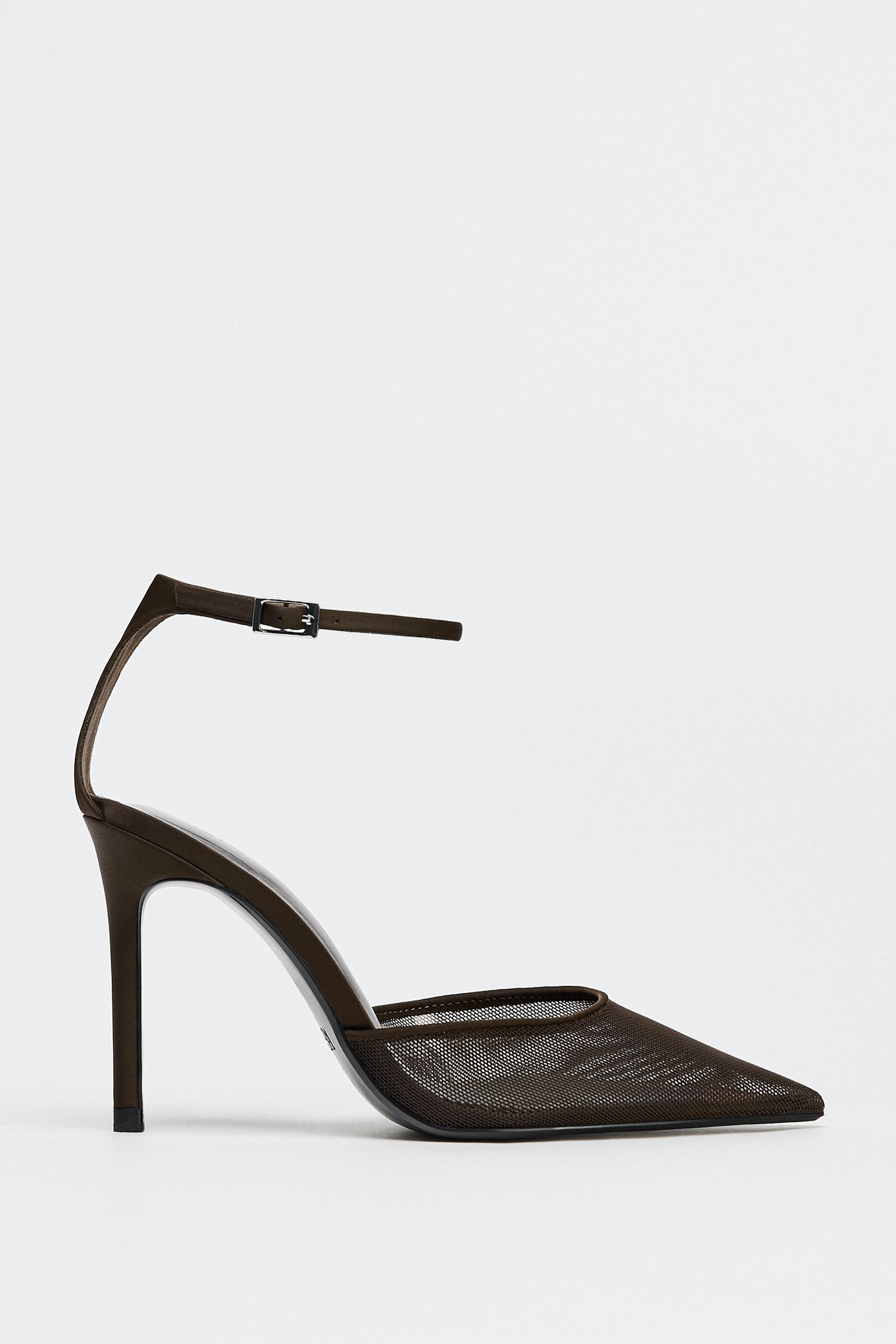 MESH HIGH-HEEL SHOES | Zara UK