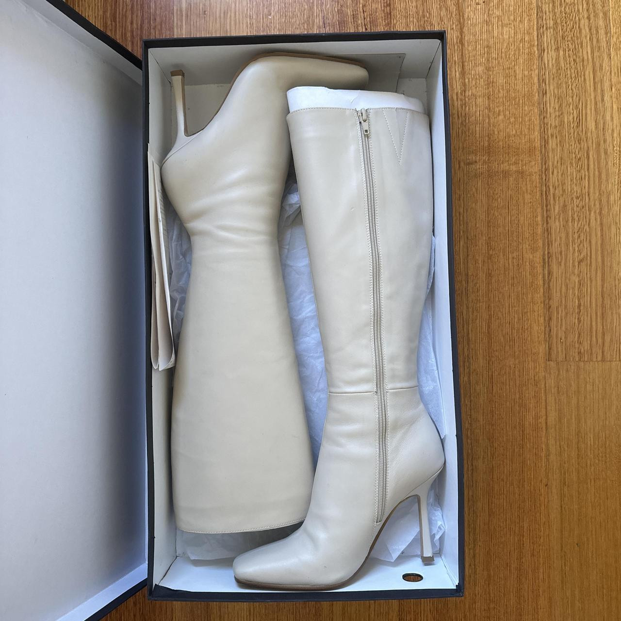 Tony Bianco Women's Ankle Boots - Cream/Tan | Depop AU