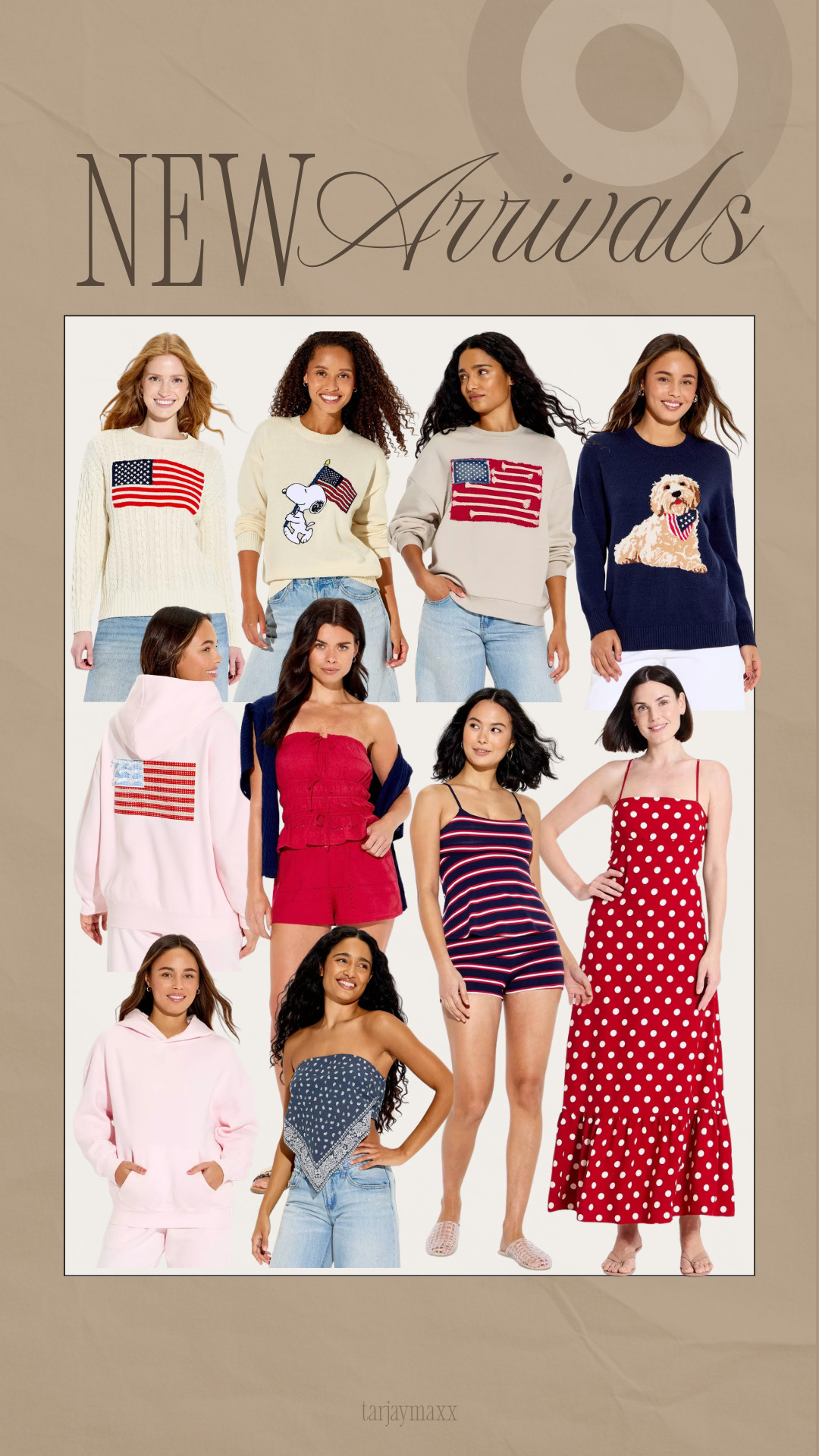 The red, white & blue finds at Target this year are actually adorable 🇺🇸 From the flag sweaters to the polka dot dress and little matching lounge sets… these are the kinds of summer pieces that sell out before Memorial Day and Fourth of July even hit!! summer outfits, vacation outfits beach, country concert outfits, date night outfits, graduation guest outfits, summer dresses, plus size fashion, target style, target finds, fourth of july outfits, americana style, patriotic outfits, lake weekend outfits, matching lounge sets, summer fashion trends
 

 #LTKgrwm #LTKootd #LTKSeasonal