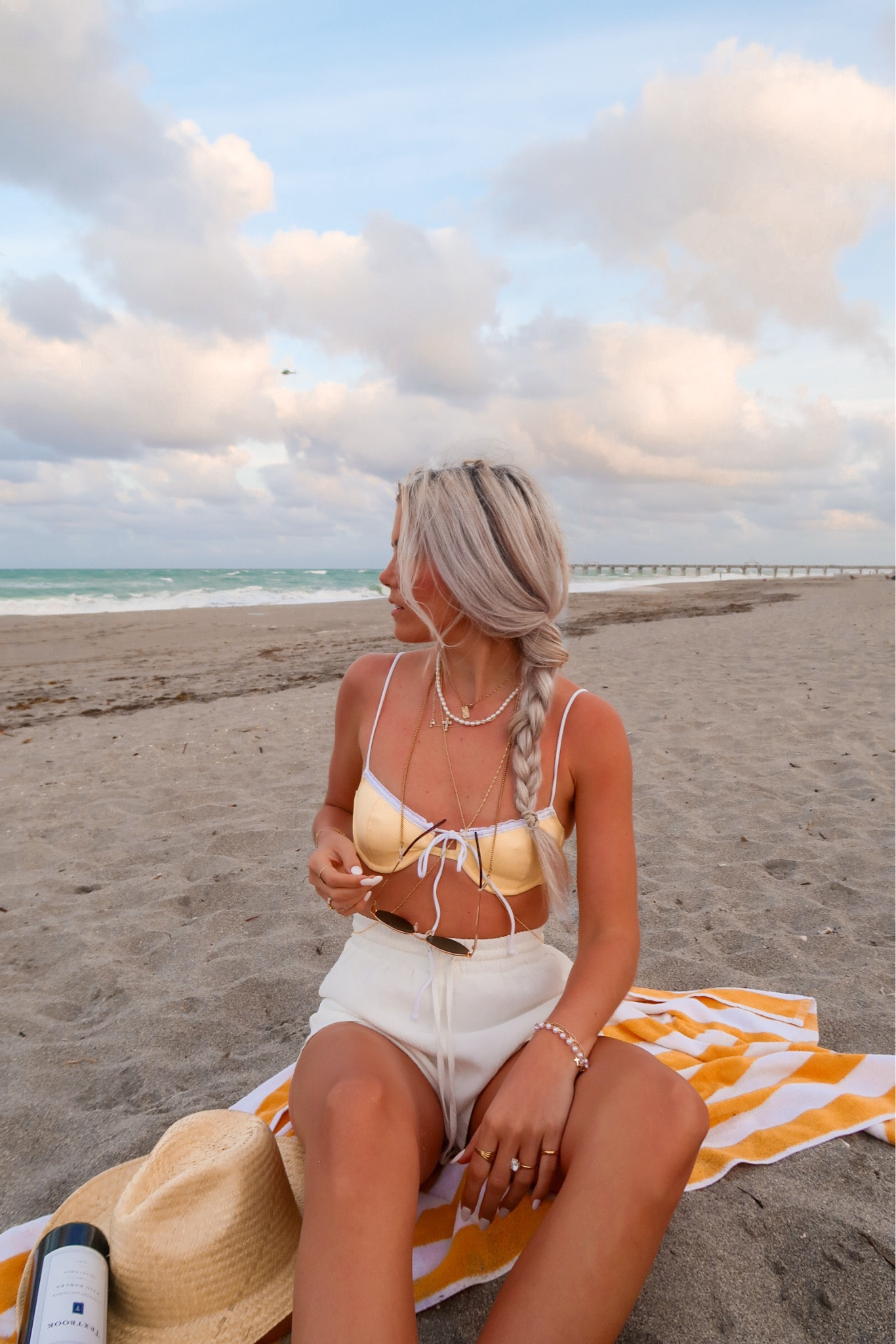 use code KIRA15 for the hat! it’s so perfect for summer 💛🐚🍋 i did a XS in the bikini + shorts are apart of a matching set! 🫶🏼

#LTKswim #LTKstyletip #LTKtravel