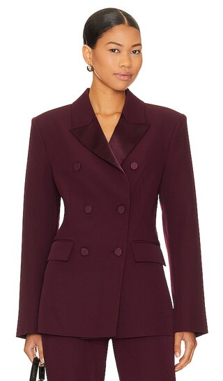 Hayley Blazer in Fig | Revolve Clothing (Global)