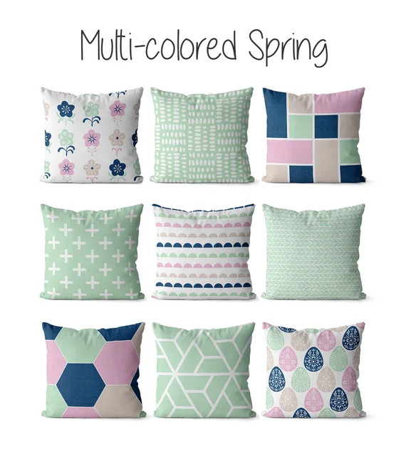 Spring Pillow Covers 18x18 20x20 16x16 or 14x14 Inch Scandi | Etsy | Etsy (US)