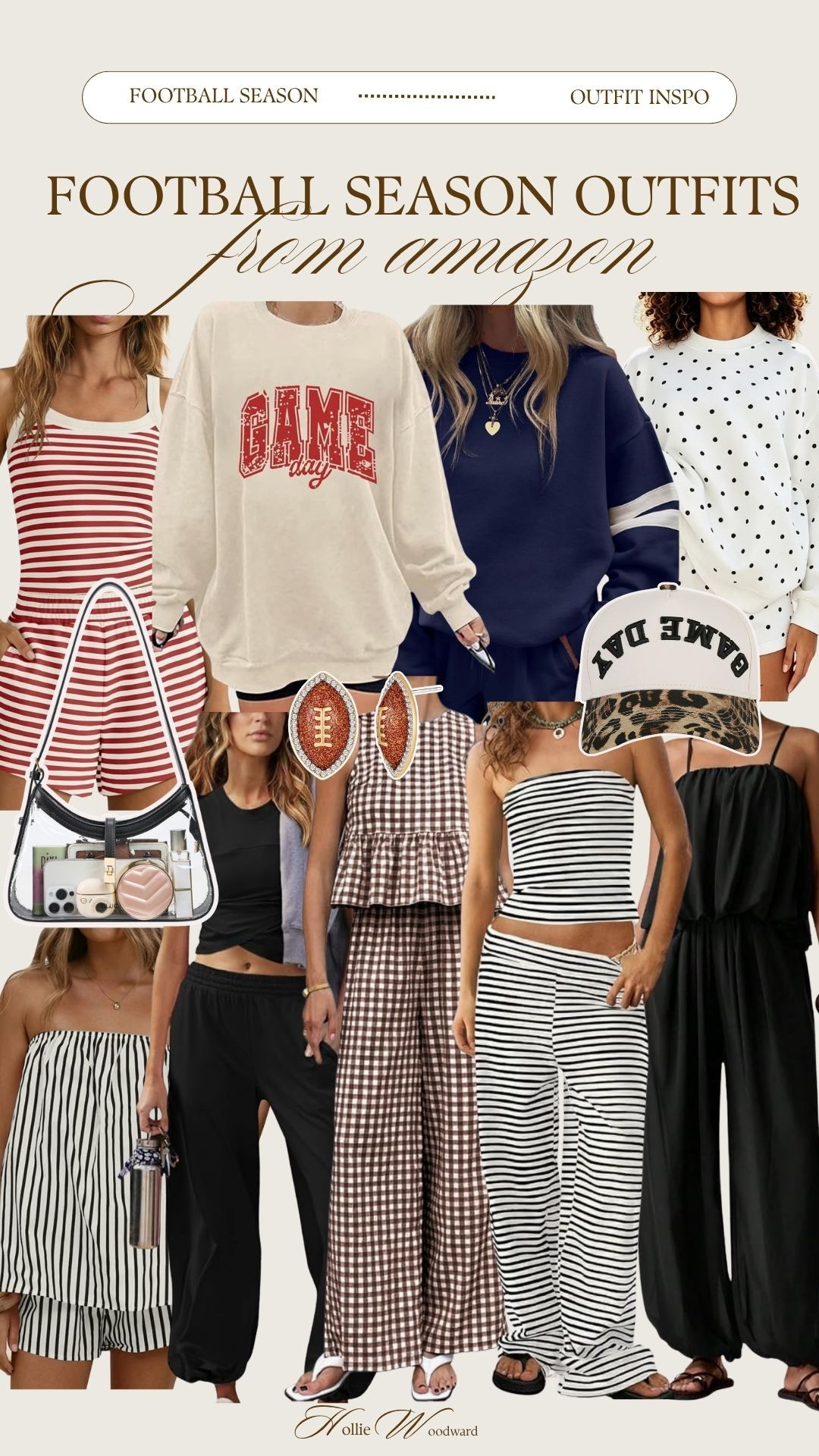 the cutest football season outfits from amazon 🏈🏈🏈 

 