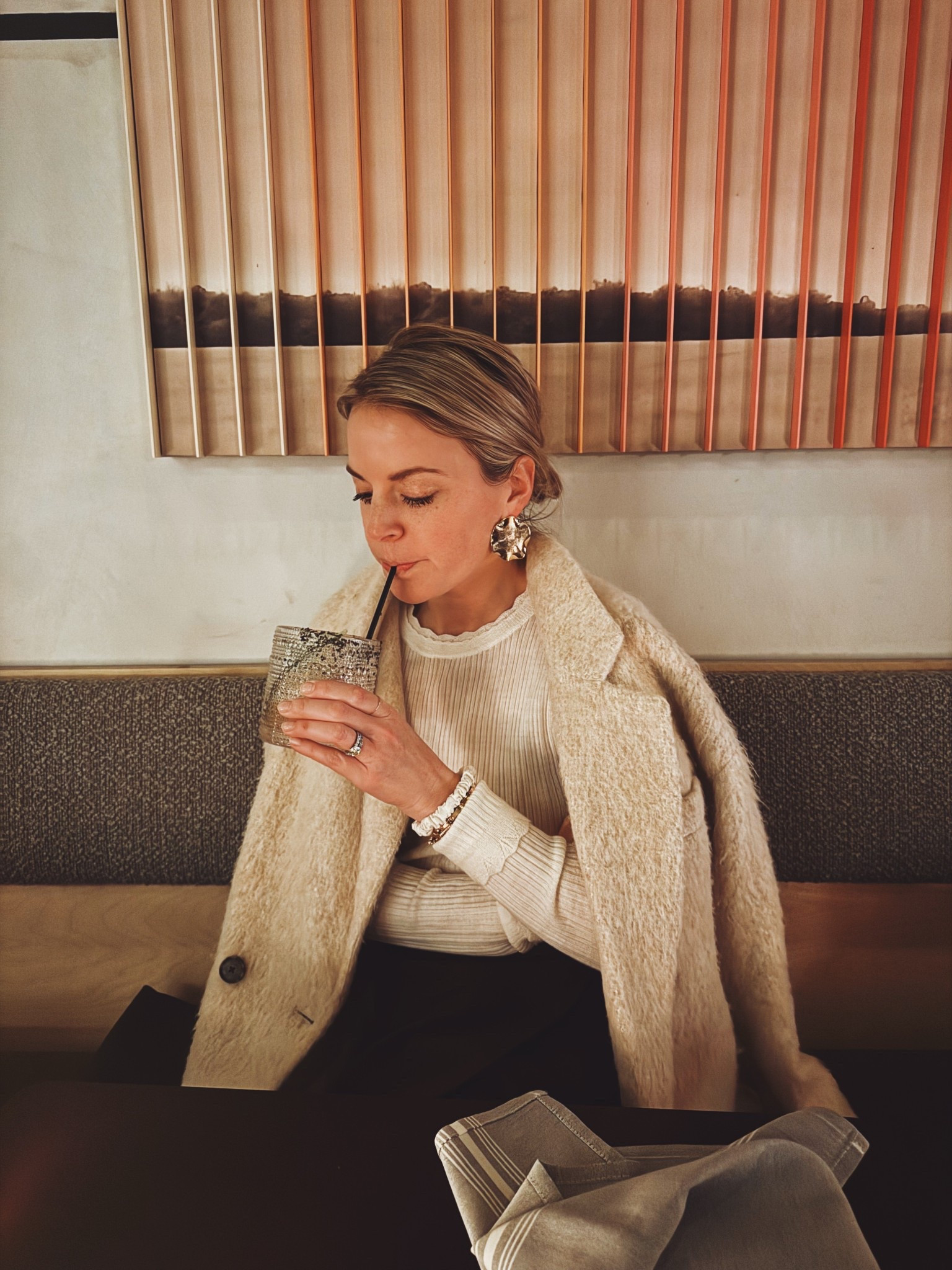 Date night outfit - jacket is old Jcrew 
•wearing smalls 
•sized up 1/2 in boots 