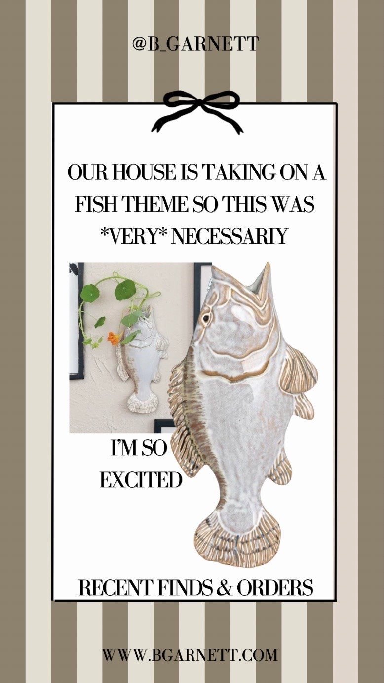 Added this to my cart SO QUICKLY becuase it’s sold out everywhere else 

Fish vase | fish decor | coastal decor

#LTKHome #LTKdayinmylife #LTKfoodie