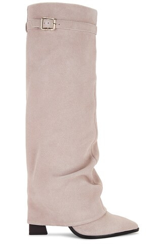 Free People Felicity Foldover Boot in Dust Bunny from Revolve.com | Revolve Clothing (Global)
