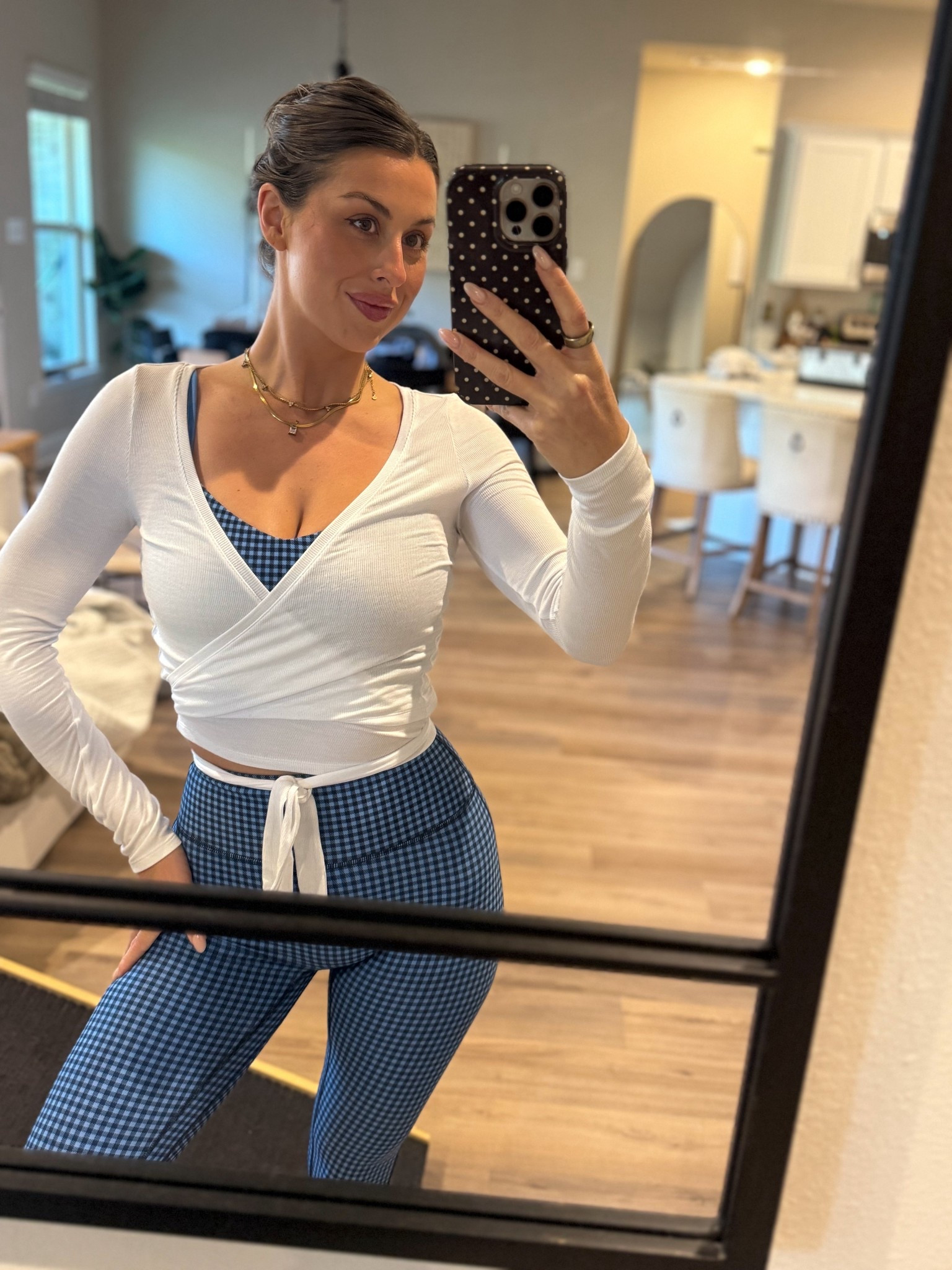 Pilates outfit! Love the blue gingham 💙🦋

#LTKfitnessgoals #LTKActive