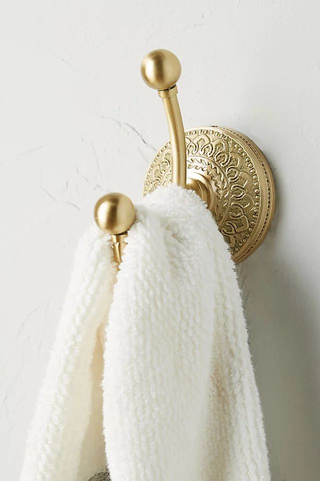 Brass Medallion Hook | Anthropologie (US)