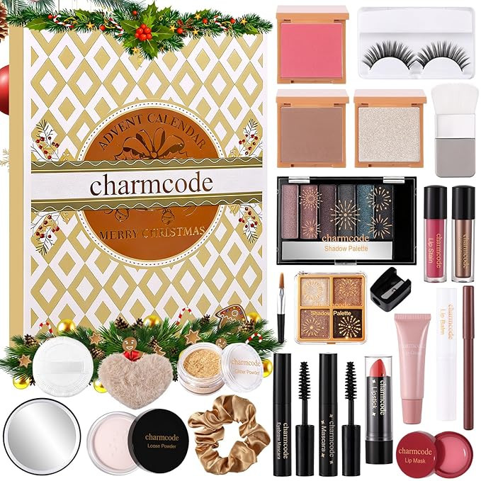 Makeup Advent Calendar 2025 – 24 Days Christmas Make Up Gift Set for Adlut Women & Teen Girls, ... | Amazon (US)
