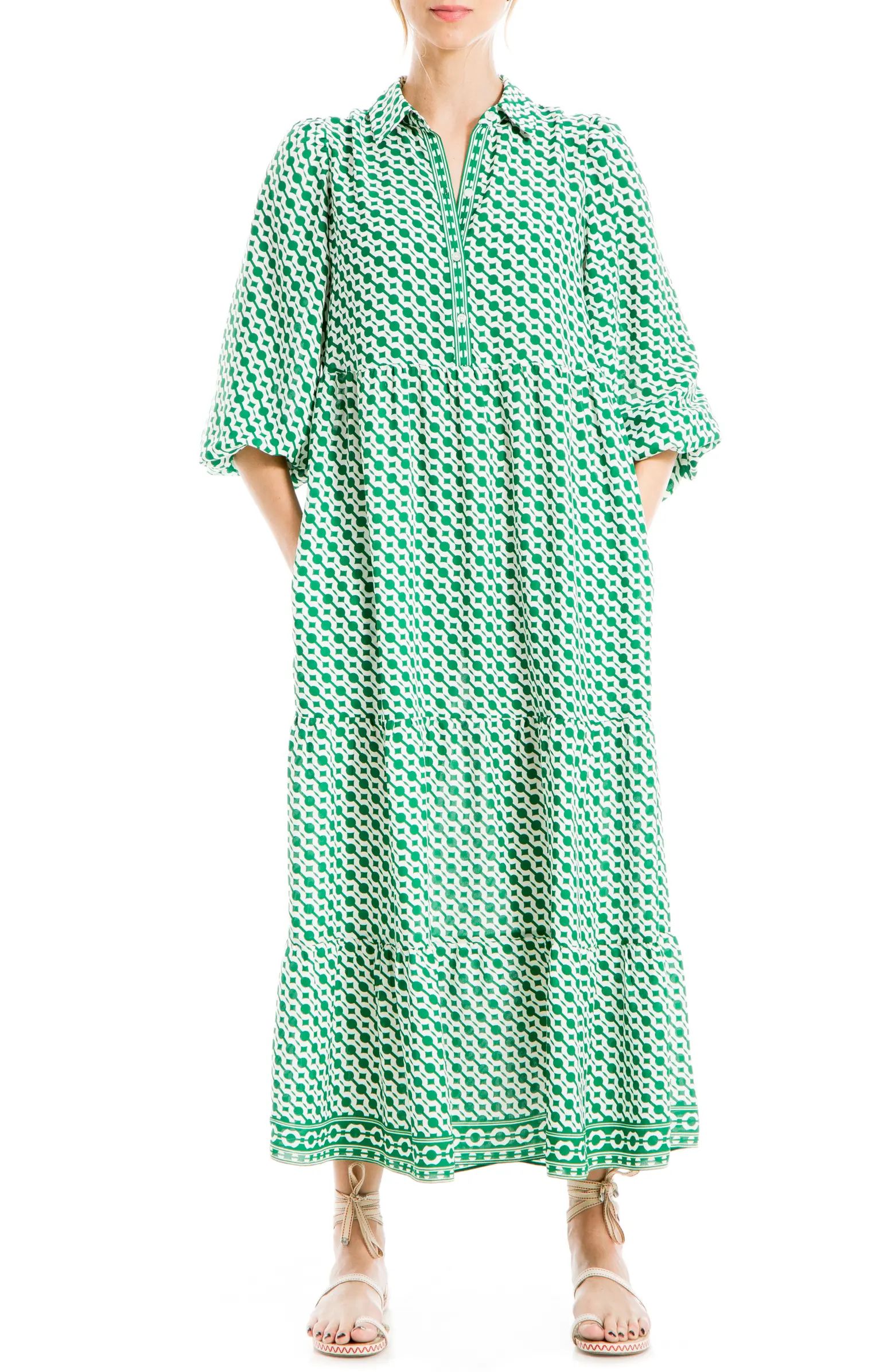Crepe Tiered Maxi Dress | Nordstrom Rack