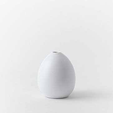Pure White Ceramic Egg | West Elm (US)