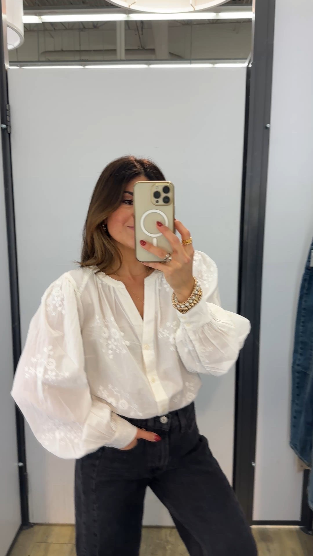 I adored this blouse!!! Take 20% off right now!! Wearing size small
Jeans size 0

#LTKSaleAlert #LTKFindsUnder100 #LTKFindsUnder50
