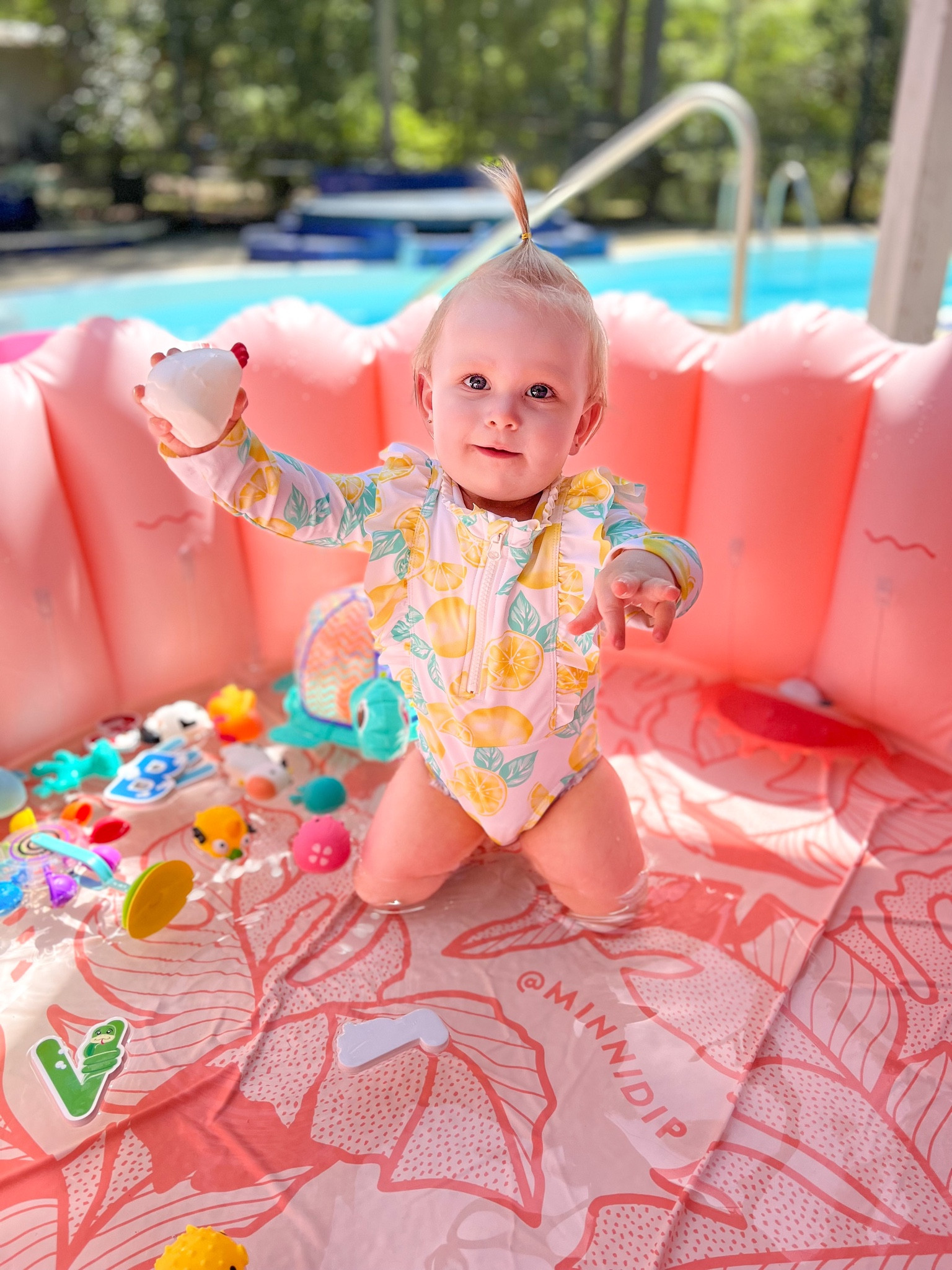 The cutest baby pool that’s big enough for adults as well 🎀🏝👒☀️
Baby Girl Wear, Baby Shoes, Blow Up Pool for Kids, Pool Day, Baby Girl Travel, Baby Girl Essentials 

#LTKkids #LTKfamily #LTKswim