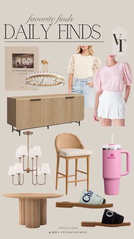 Daily home & fashion favorite finds! 

Sideboard, tj maxx, amazon, wayfair, walmart, english factory, top, spring outfit, jeans, stanley, new color stanley cup, counter stool, chandelier, sandals, chloe sandals, spring, chandelier, wayfairf finds, 

#LTKGiftGuide #LTKshoecrush #LTKhome