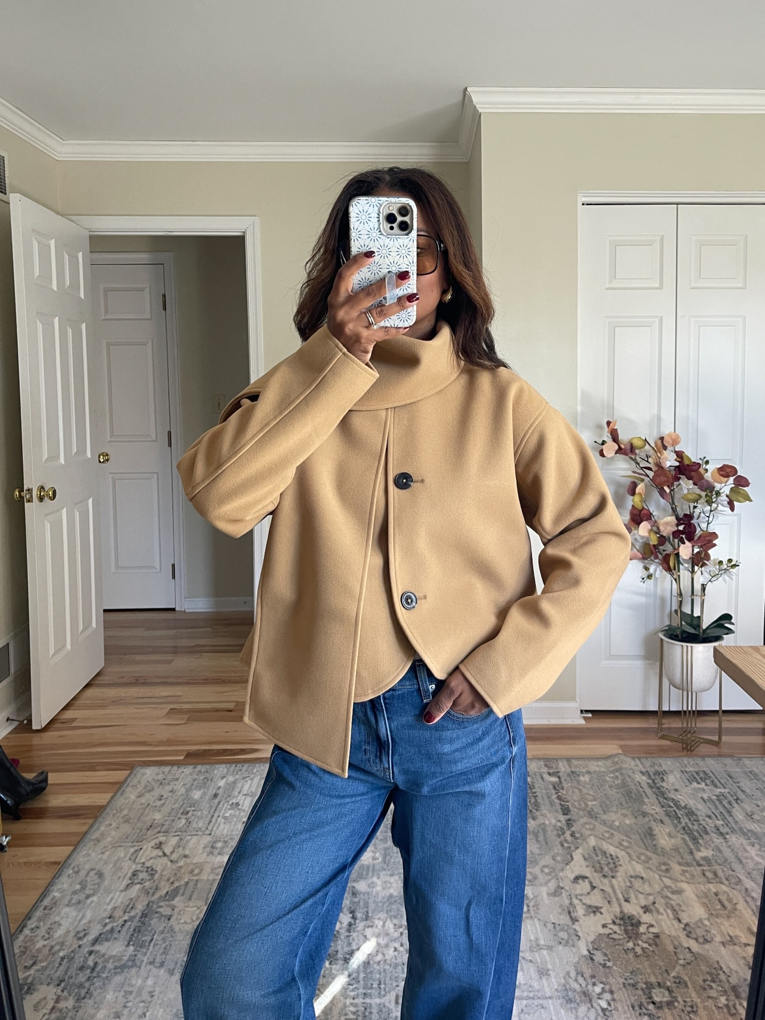 Walmart scarf jacket! So good and warm! Wearing a small 

#LTKFindsUnder100 #LTKOver40 #LTKFindsUnder50