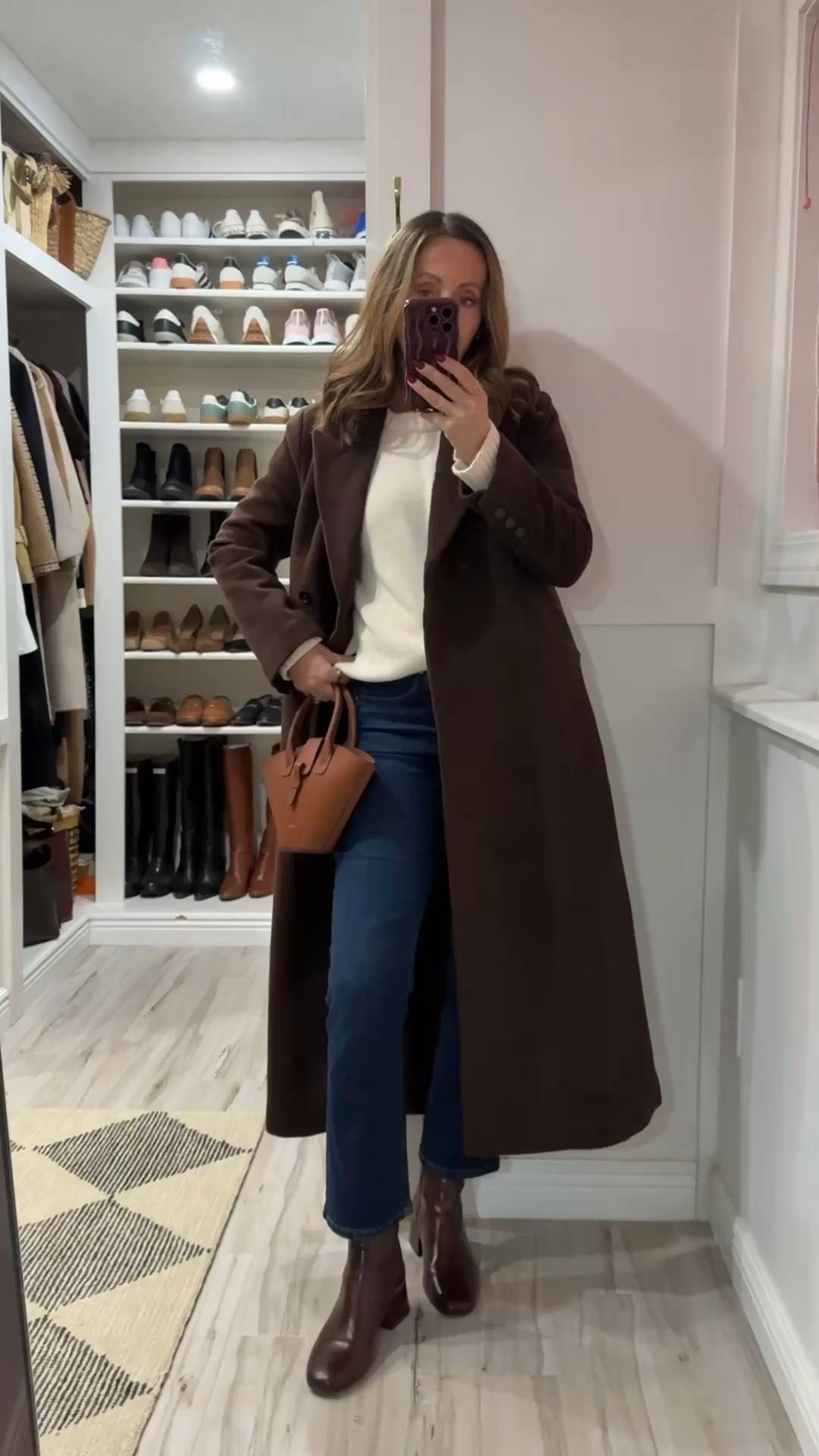 It took me a couple of months to find the perfect long brown coat that wasn’t made from polyester! This one is 90% wool and 10% cashmere and so warm and best of all it didn’t break the bank considering the quality.  I’m 5’6 for length reference. Also linked a fabulous option that’s shorter.  


#LTKgrwm #LTKSeasonal #LTKCyberWeek