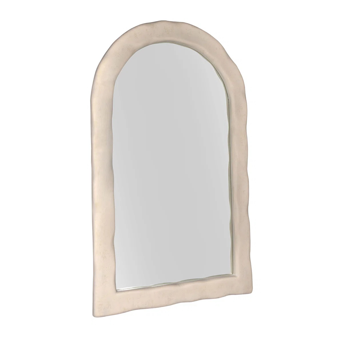 TOV Furniture Mirrors Cream Textured Floor Mirror | Wayfair | Wayfair North America