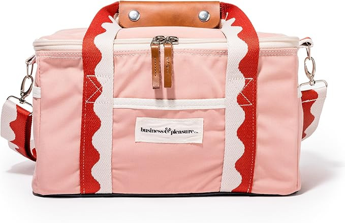 Business & Pleasure Co. Premium Cooler Bag - 14L Vintage Lunch Bag for Beach Days & Picnics - Ins... | Amazon (US)