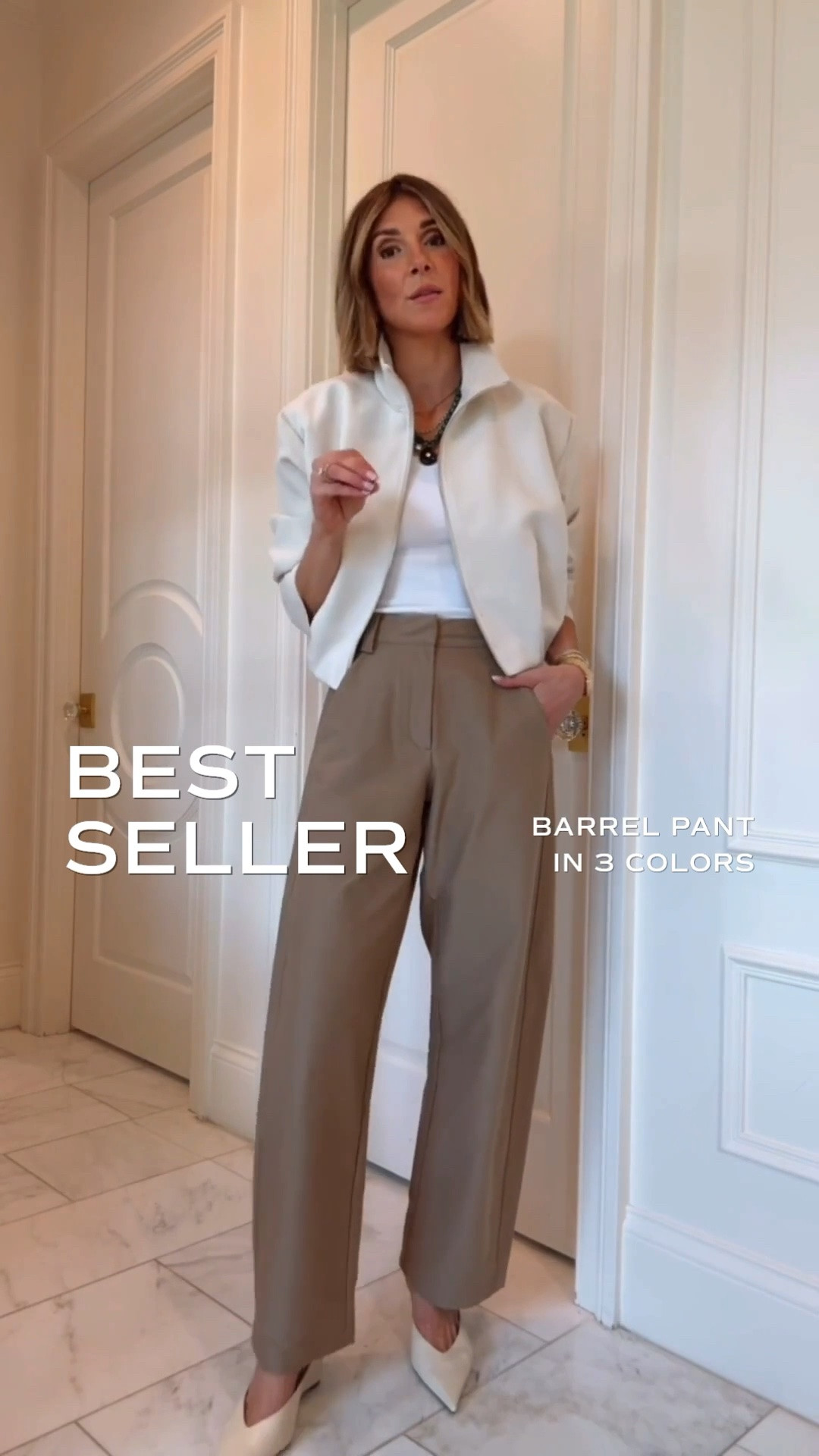 A closer look at this week’s best seller: the @Zara barrel pants that come in 3 amazing colors.

#LTKfall #LTKstyletip