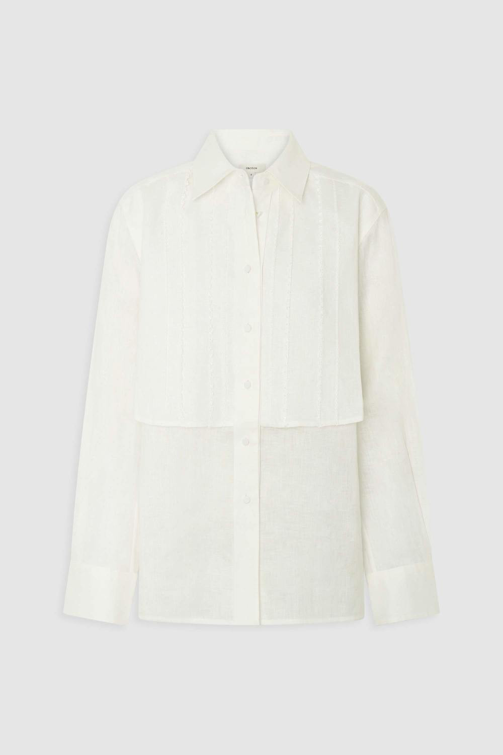 Stitch Detail Shirt | Oroton