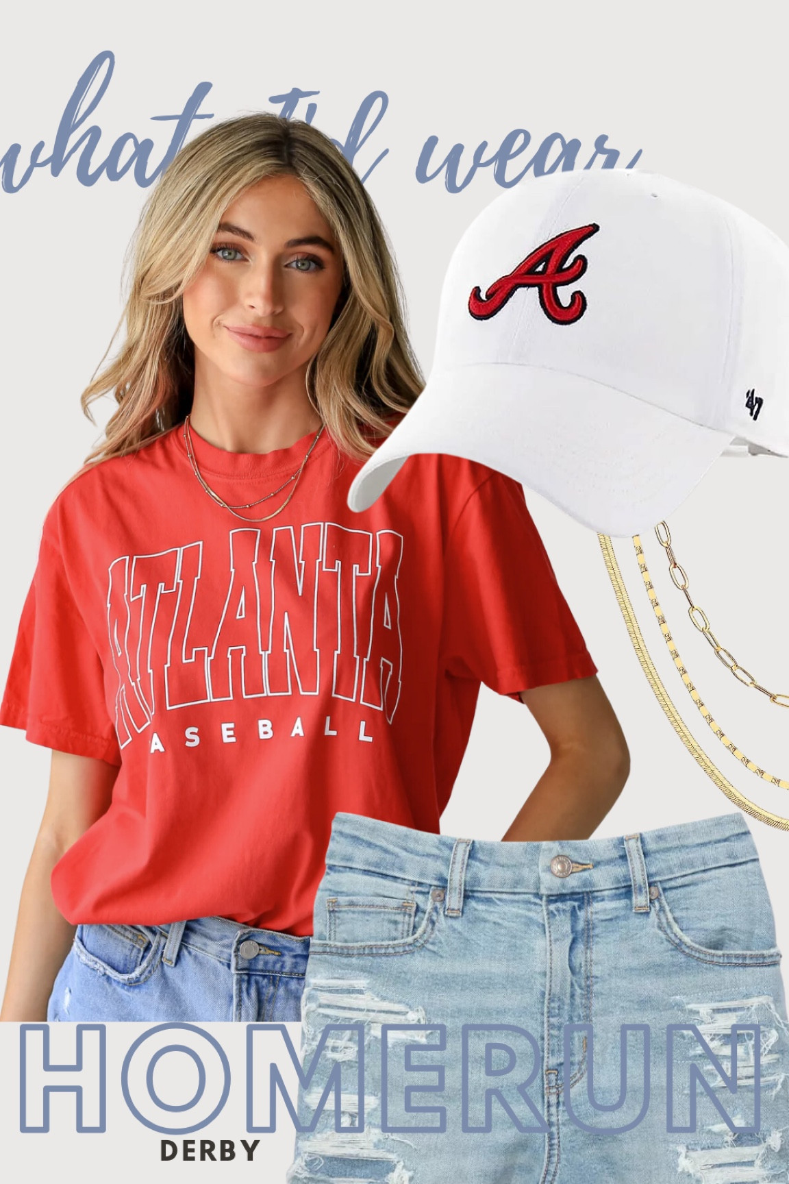 Another What I’d Wear : Homerun Derby | Baseball Game | Baseball Manama | Braves Baseball #baseballoutfit 

#LTKstyletip #LTKunder100 #LTKSeasonal