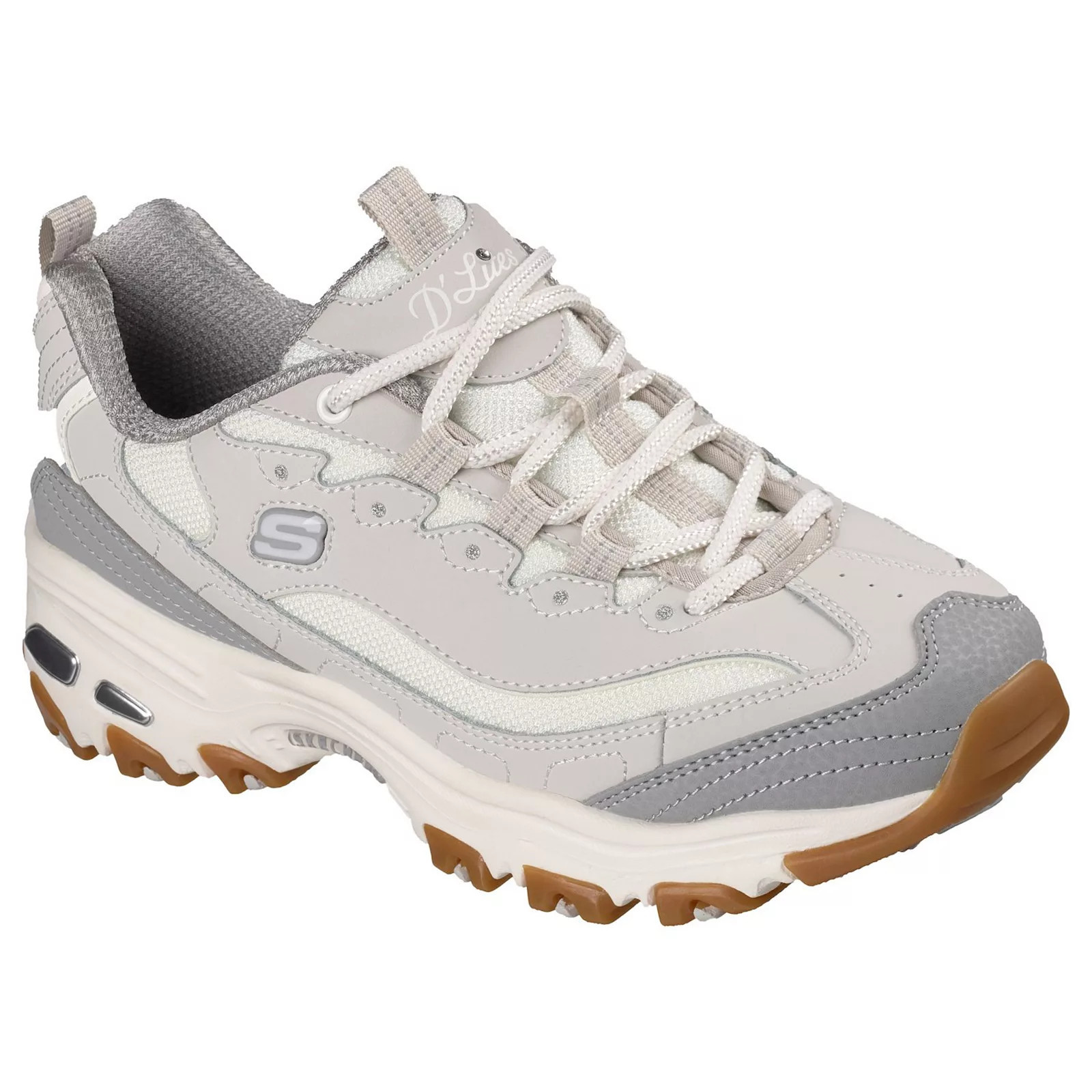 Skechers® D'Lites Women's Shoes, Size: 5.5 Wide, Gray | Kohl's