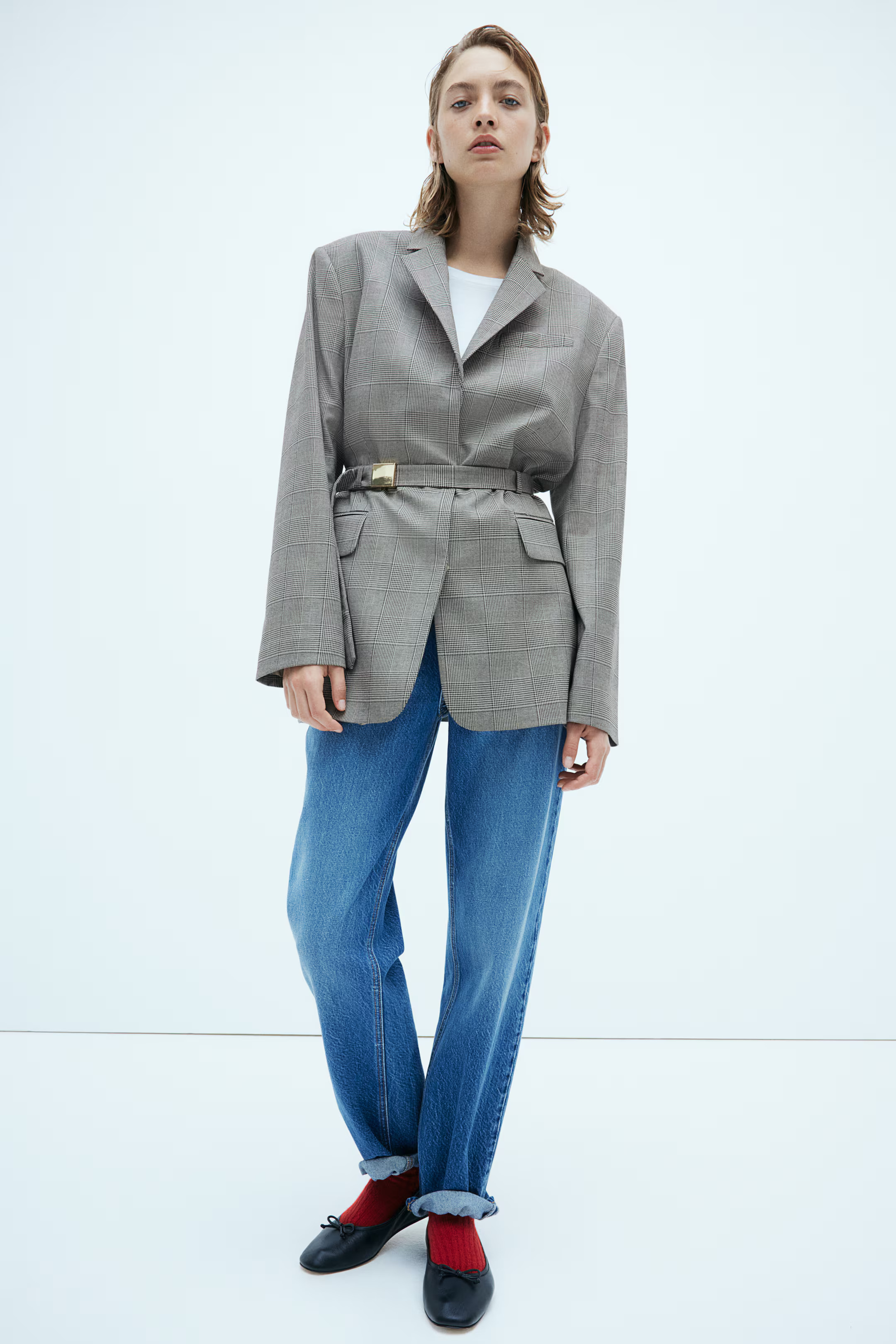 Belted blazer | H&M (UK, MY, IN, SG, PH, TW, HK)