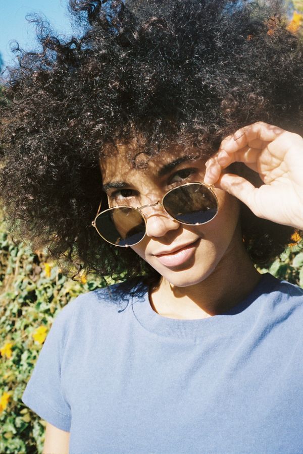 Dyllon Metal Round Sunglasses | Urban Outfitters (US and RoW)