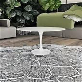 Ergode Lippa 60" Oval Dining Table - Timeless Modernism, White Top, Tapered Base | Amazon (US)