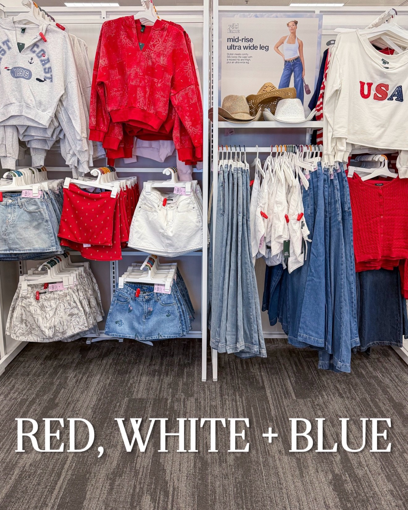 Red, white + blue finds at Target lately 🇺🇸✨ 

#target #targetstyle #targetfinds #targetrun #targetdoesitagain